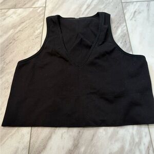 Aerie Black crop top/bra